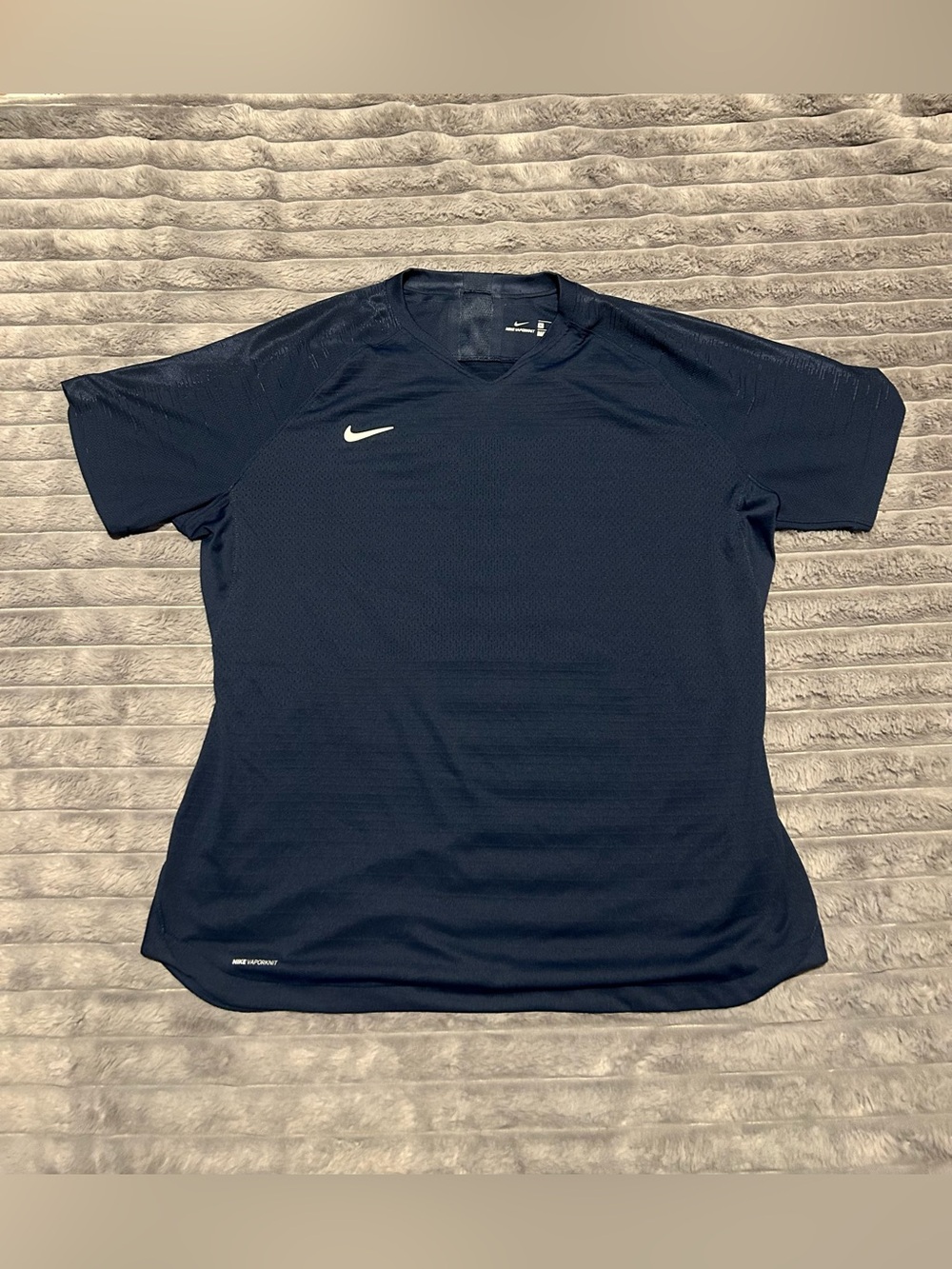 Nike Vaporknit II Strike Dri-Fit Navy Blue Soccer Jersey